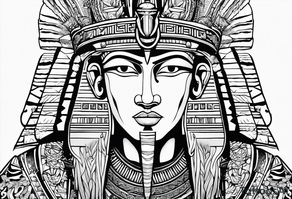 Rá, the god of Egypt tattoo idea