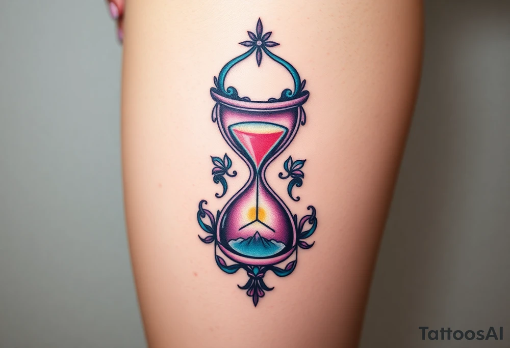 hourglass tattoo idea