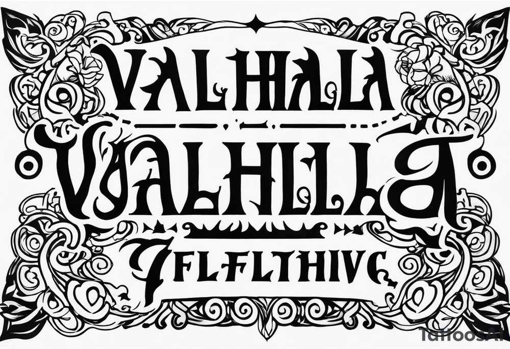 Valhalla tattoo idea