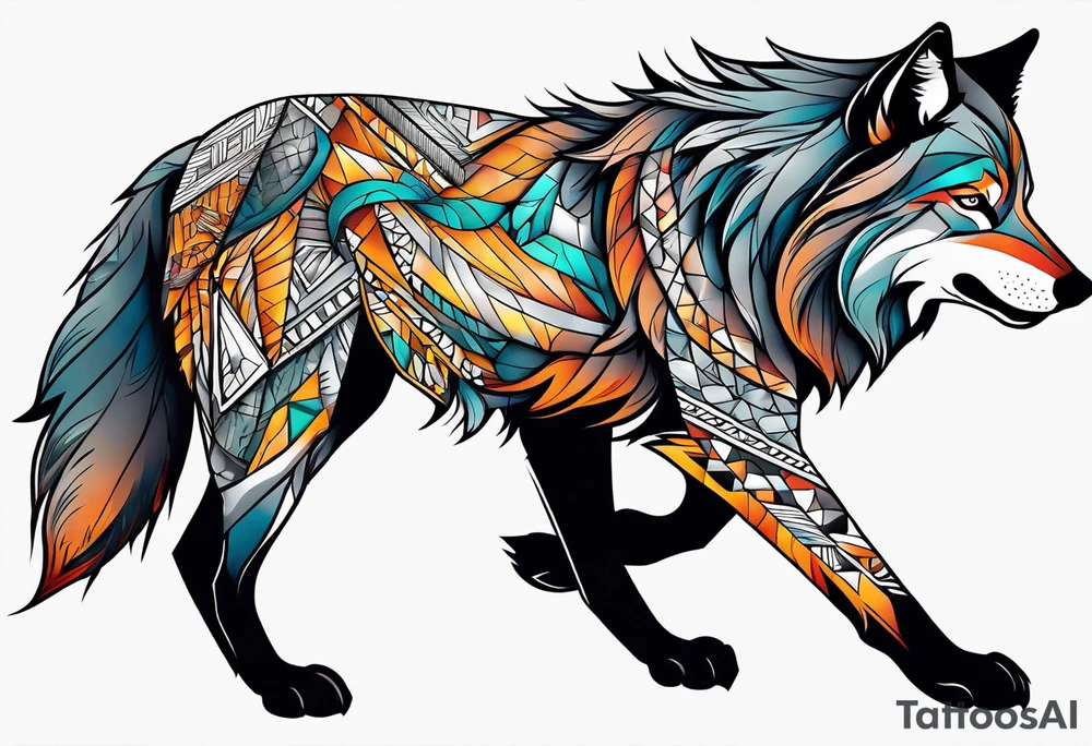 Lobo wolf for a male tattoo tattoo idea