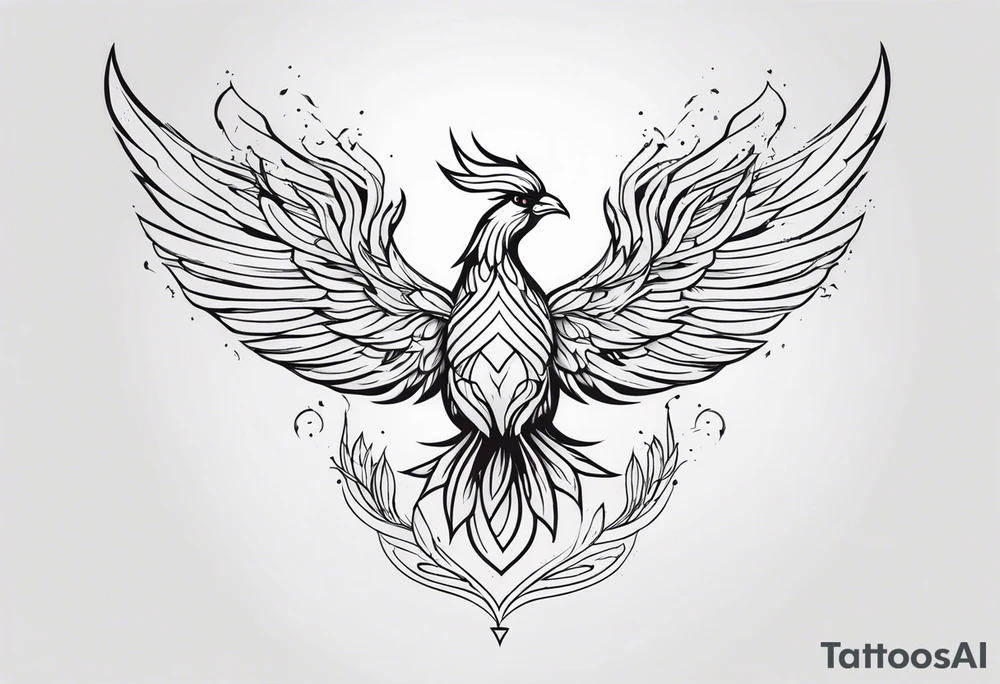 phoenix tattoo idea