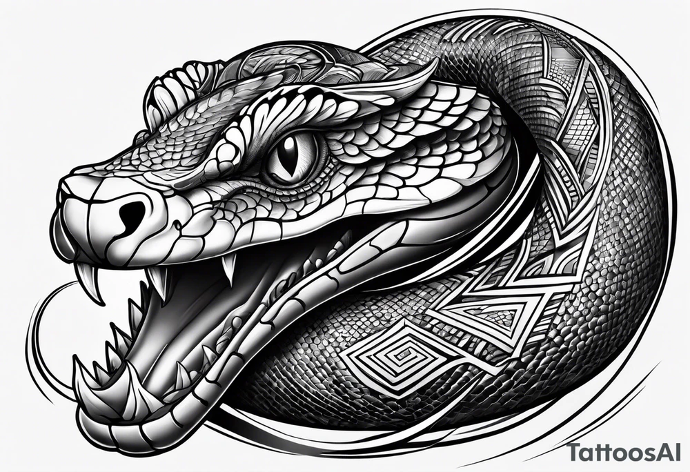 snake tattoo idea
