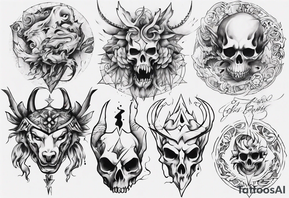 Let choas rein tattoo idea