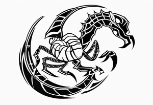 Iconic character Scorpion from Mortal Kombat game tattoo idea