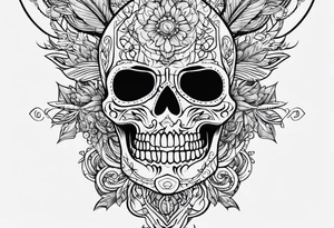 Minimalistic coordinates tattoo idea