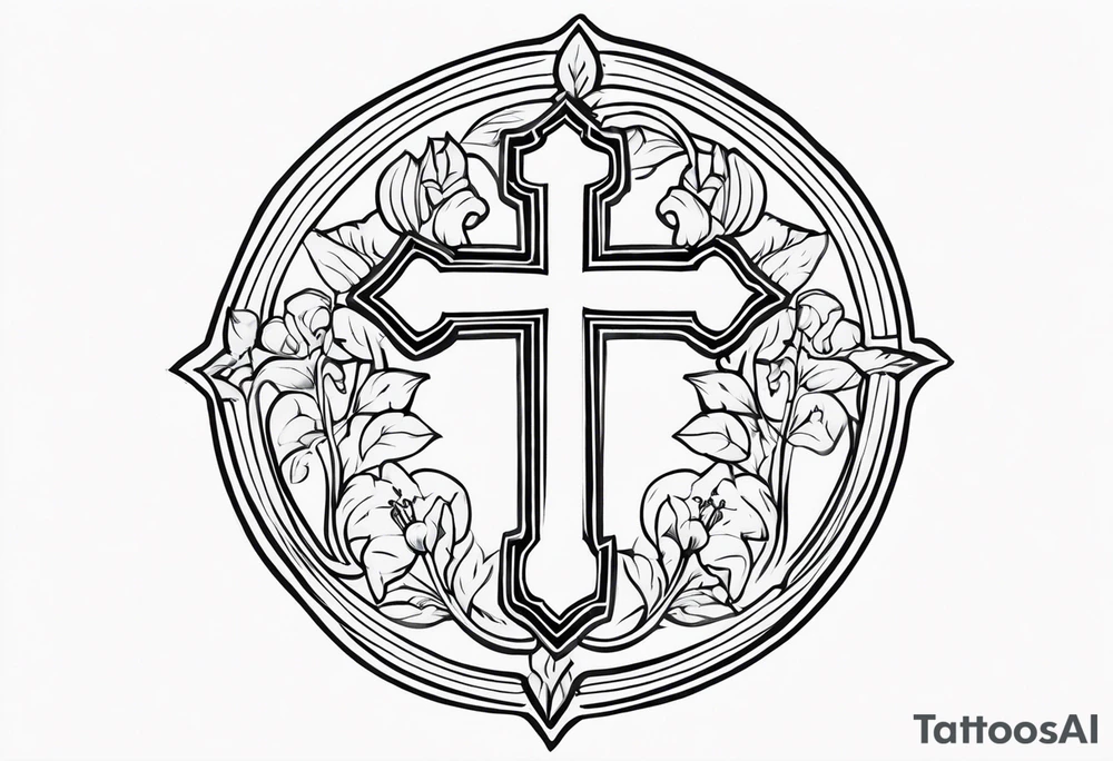 Christian catholic for shoulder tattoo idea