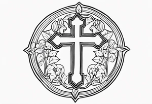 Christian catholic for shoulder tattoo idea