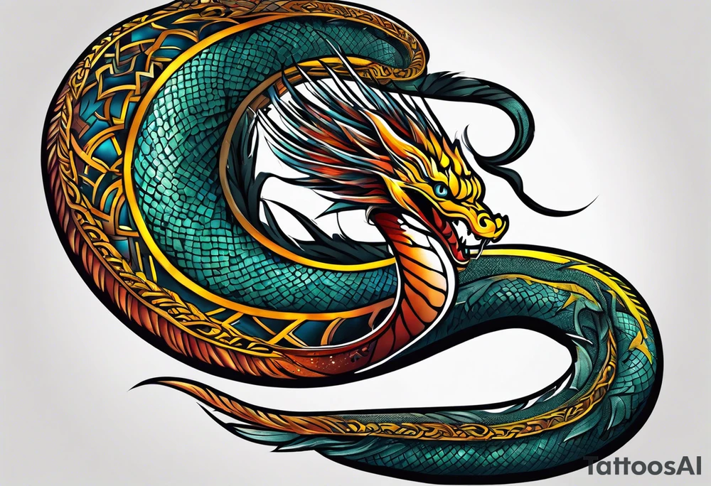serpent tattoo idea