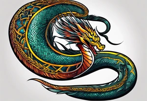 serpent tattoo idea