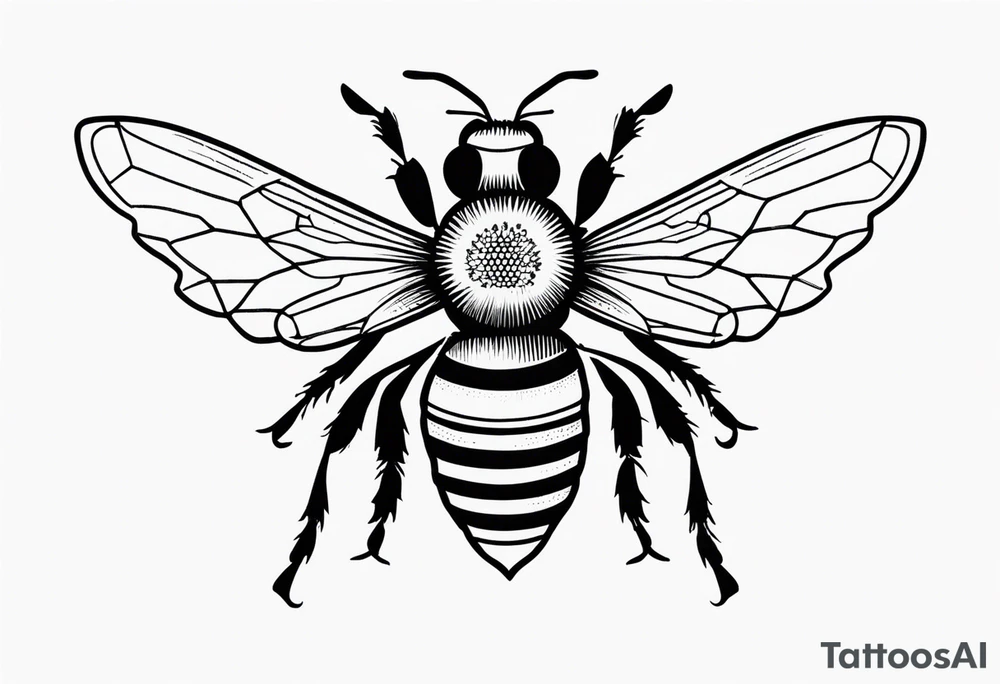 a bee tattoo idea