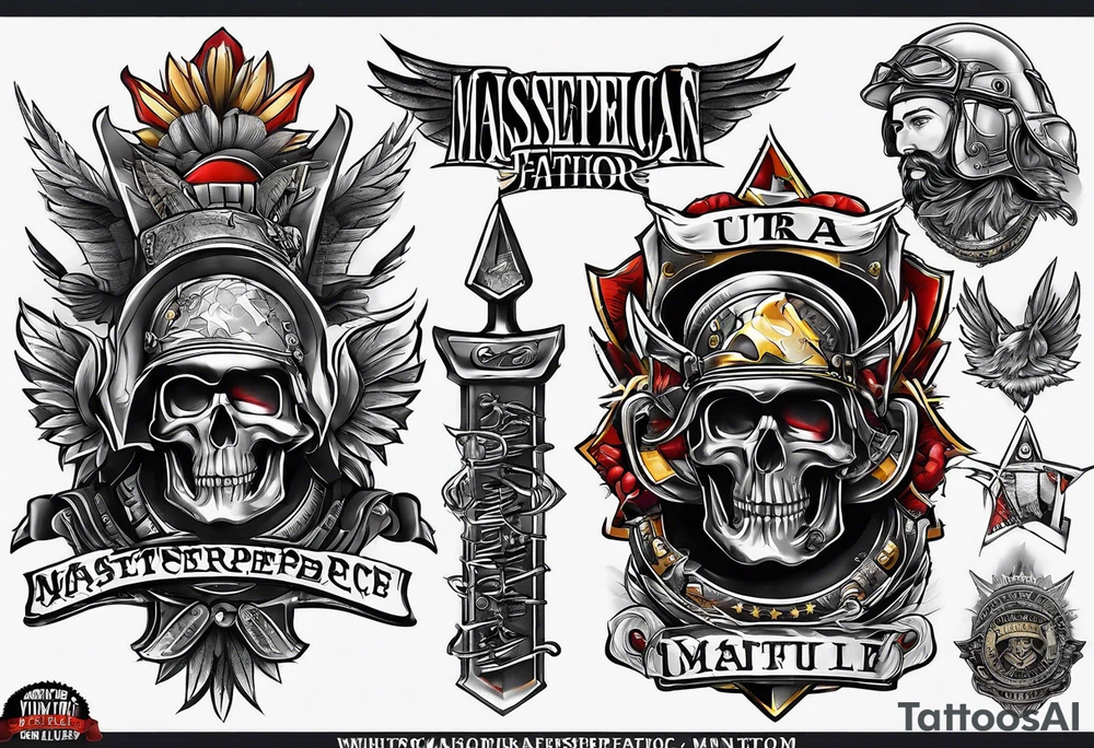 beautiful text tattoo for military fathers tattoo idea