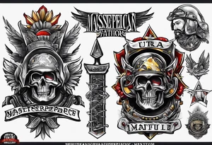 beautiful text tattoo for military fathers tattoo idea