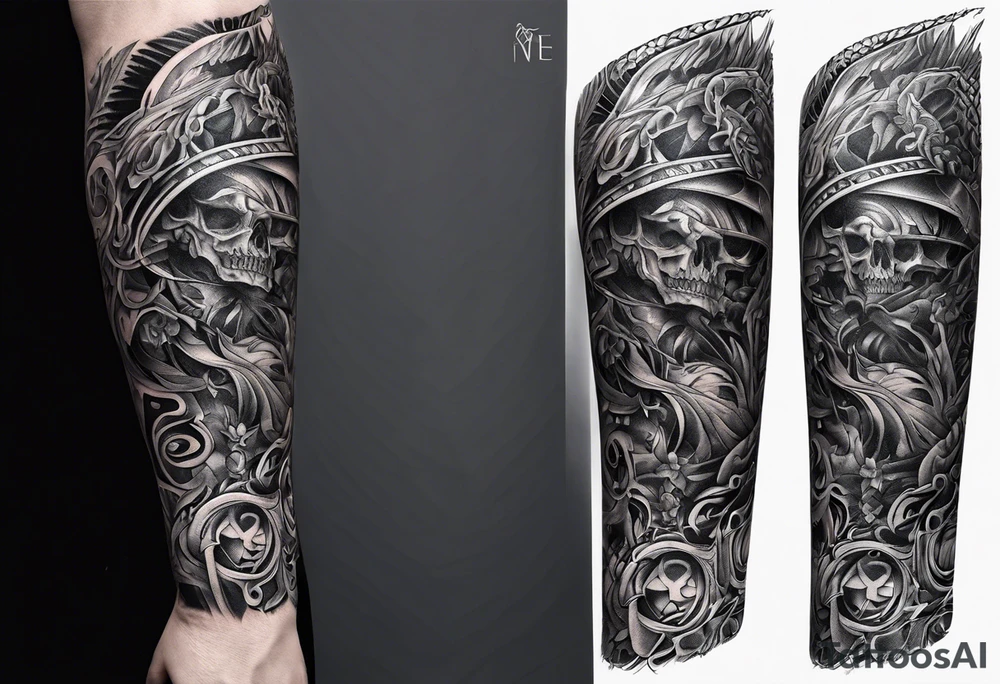 Reincarnation forearm tattoo tattoo idea