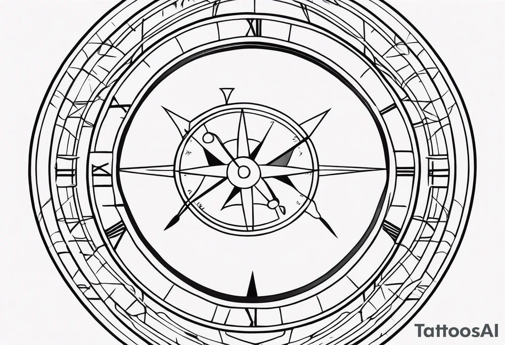 May 11 2023 in Roman numerals with anime gemometric tattoo idea