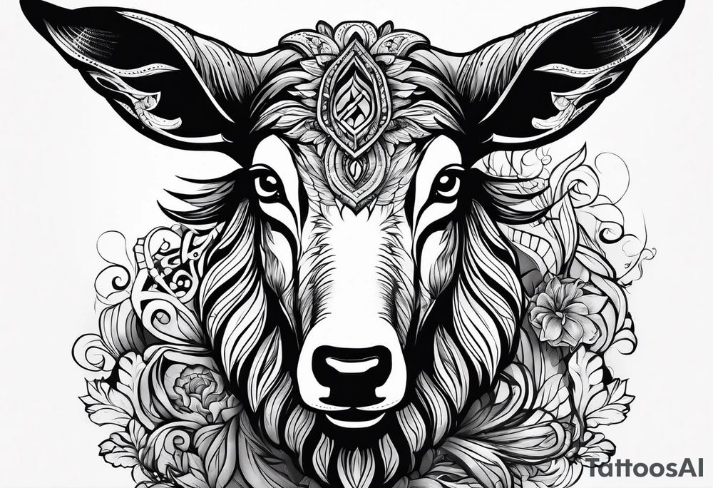 A shepherd who is fearful tattoo idea