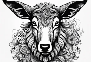 A shepherd who is fearful tattoo idea