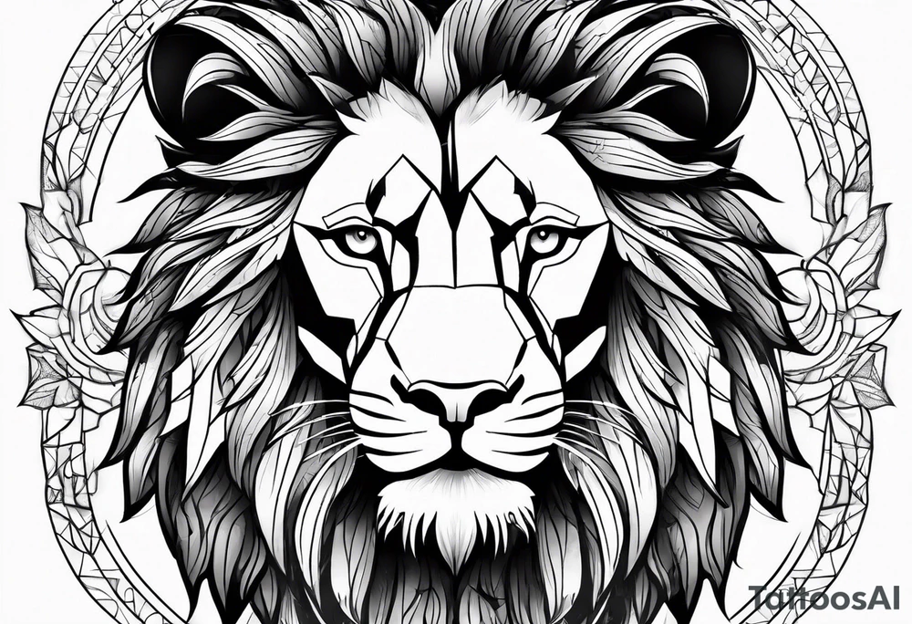Lion tattoo idea
