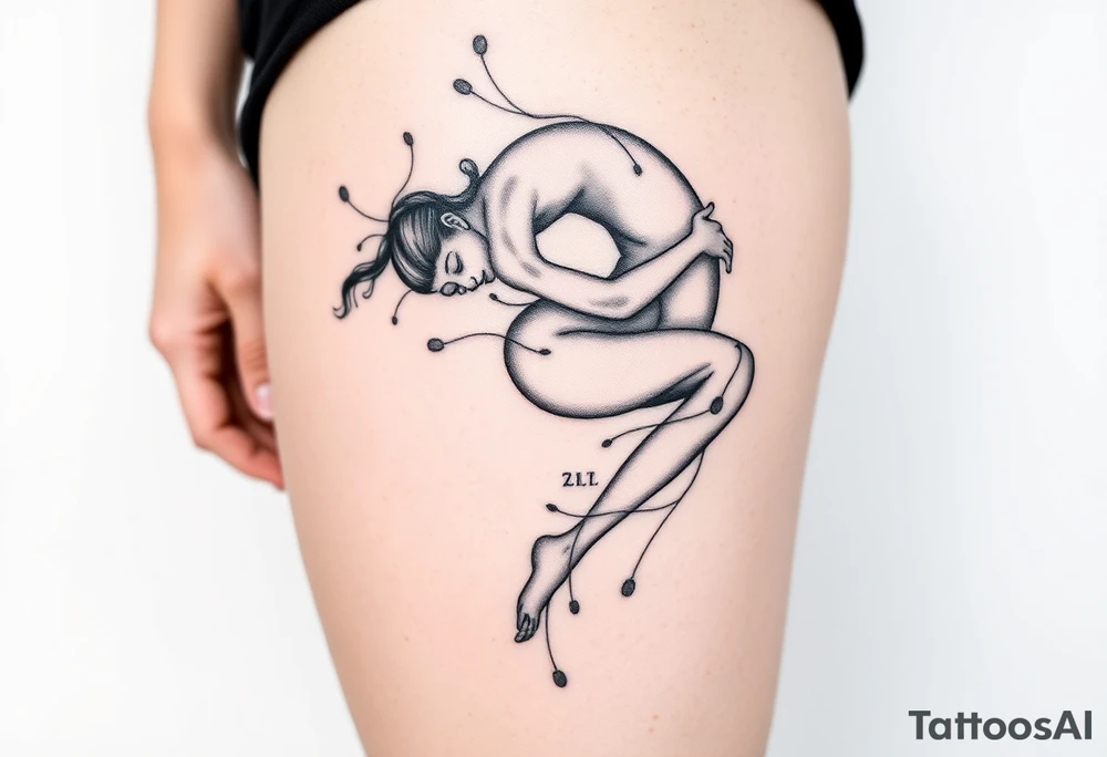 Contortionist tattoo idea