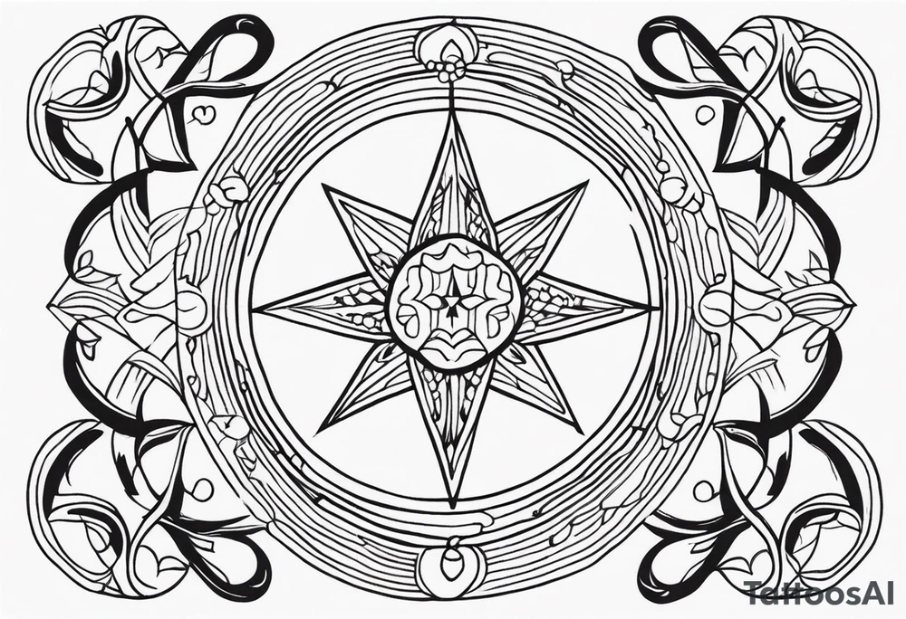 small minimalistic soft spiritual tattoo idea