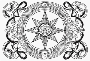 small minimalistic soft spiritual tattoo idea