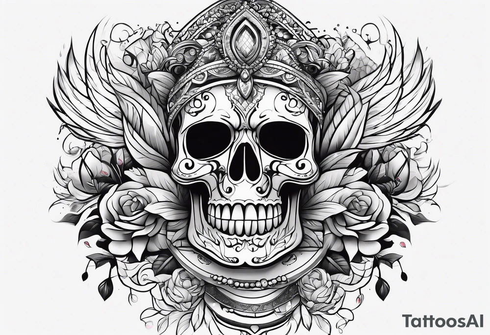 Full leg tattoo design tattoo idea