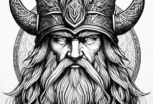 odin norse god tattoo idea