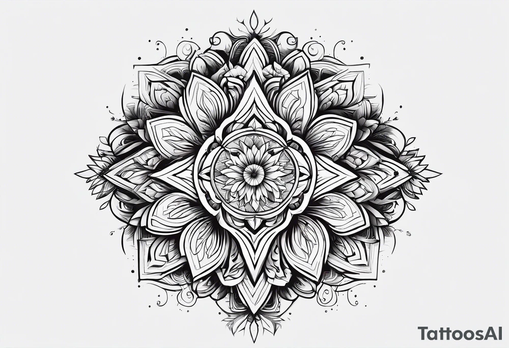Надпись Всё или ничего tattoo idea