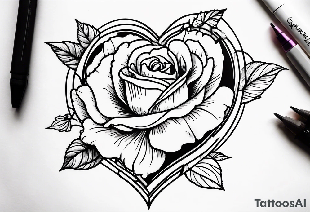 Leuchtturm Stacheldraht Rosen Herz tattoo idea