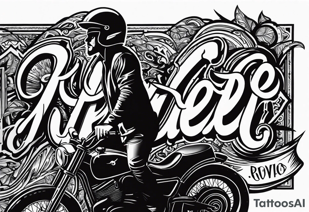 RIDER tattoo idea