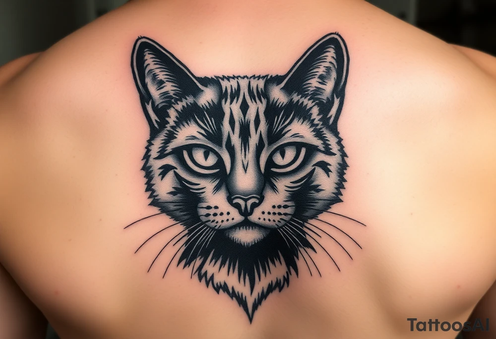 Black Cat tattoo idea