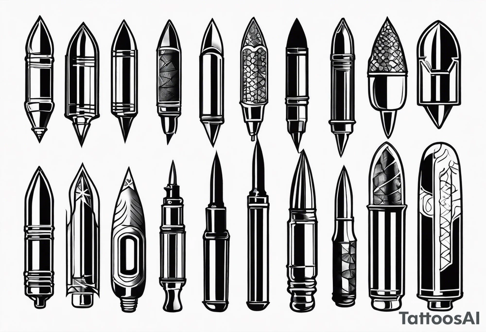 bullets tattoo idea