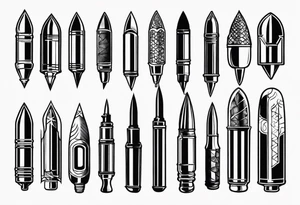 bullets tattoo idea