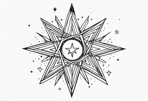 pen in the stars tattoo idea
