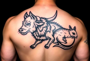 dog in japanese style. ox in Japanese style. Goat in Japanese style. Rat in Japanese style. tattoo idea