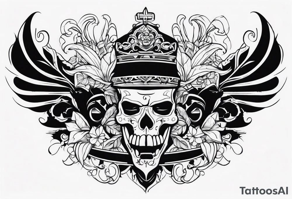 gangsta venezuela style tattoo for chest tattoo idea