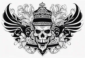 gangsta venezuela style tattoo for chest tattoo idea