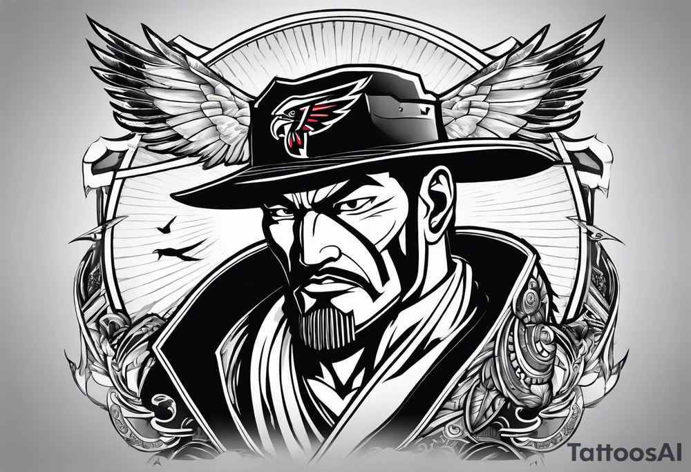 atlanta falcons, zoro one piece tattoo idea