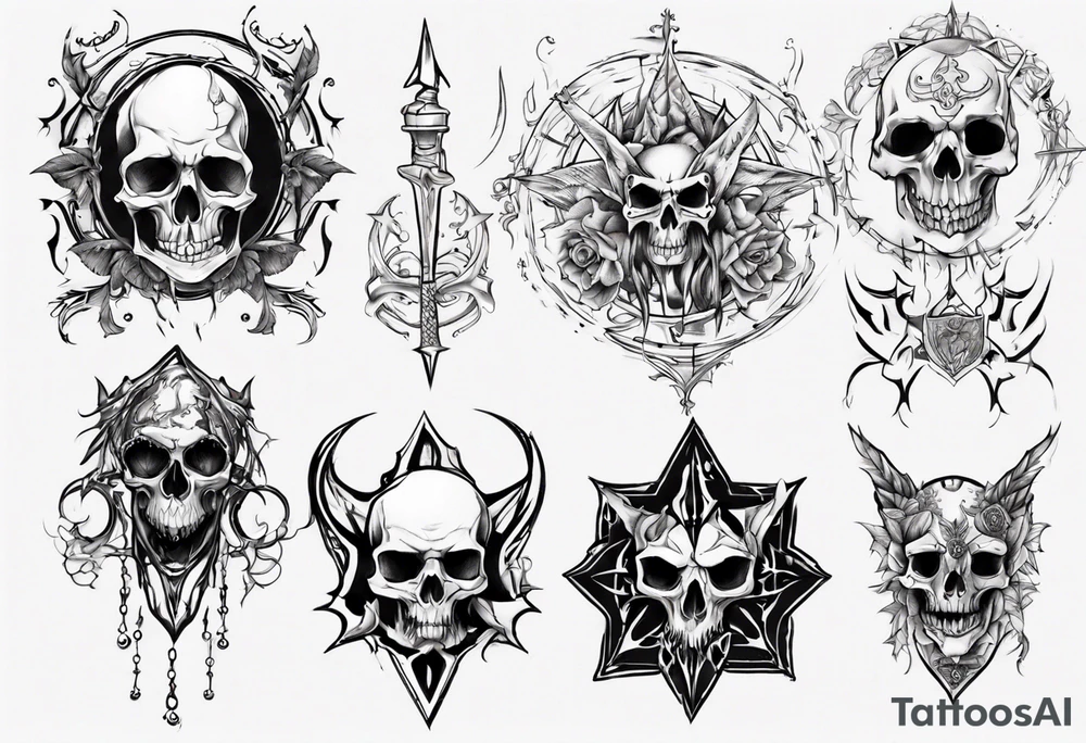 Gothic tattoo idea