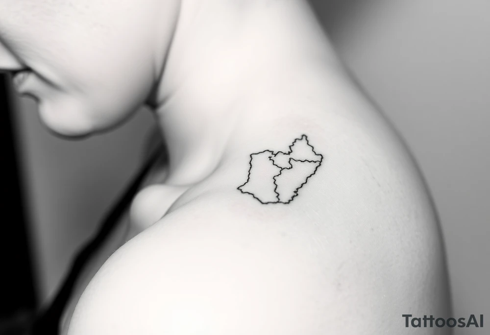 map of south sudan tattoo idea