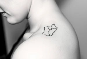 map of south sudan tattoo idea