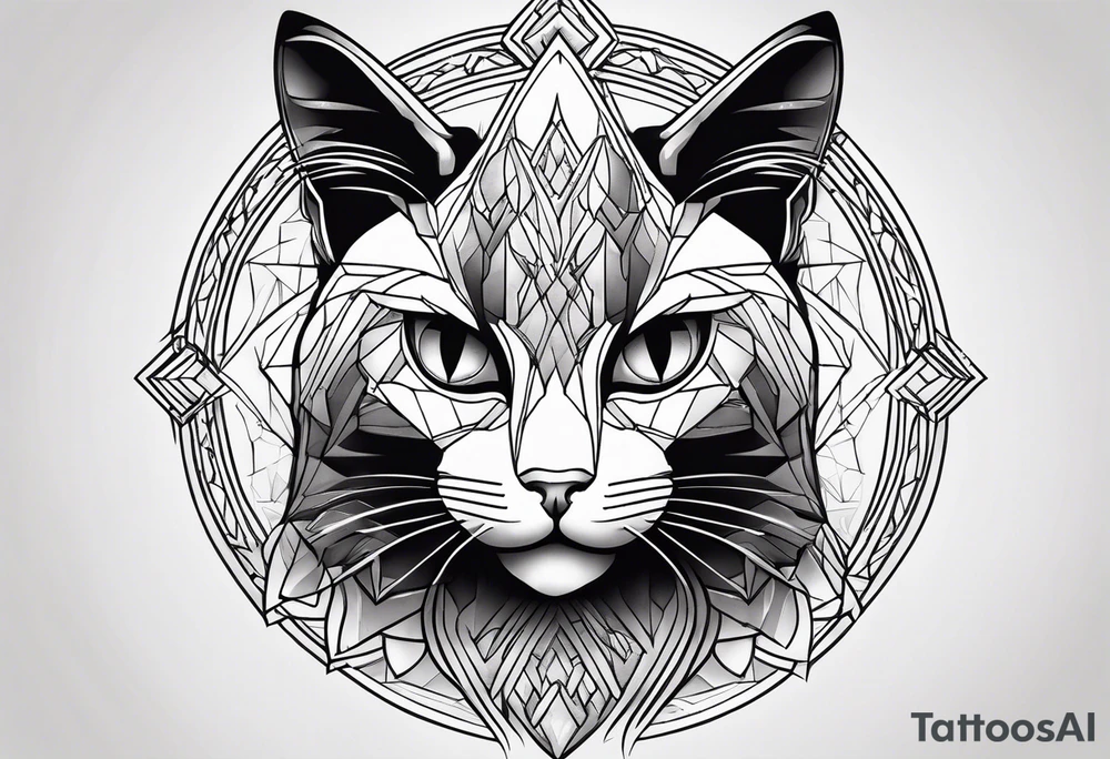Black Cat tattoo idea