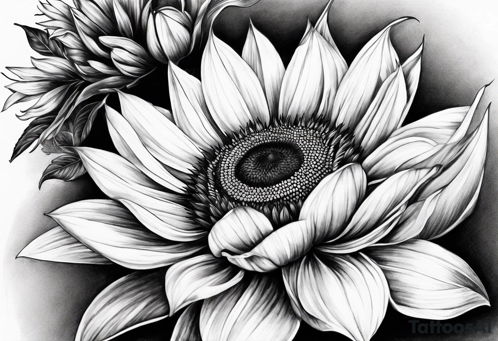 Tournesol,  Fleur roses , Caméra, vague , palmier tattoo idea