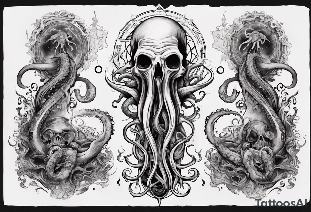 long tattoo for forearm on lovecraft them
add tentacle tattoo idea