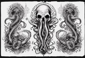 long tattoo for forearm on lovecraft them
add tentacle tattoo idea