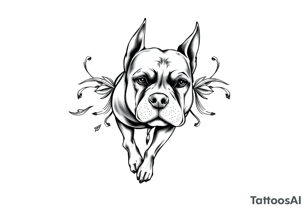 PITBULL tattoo idea