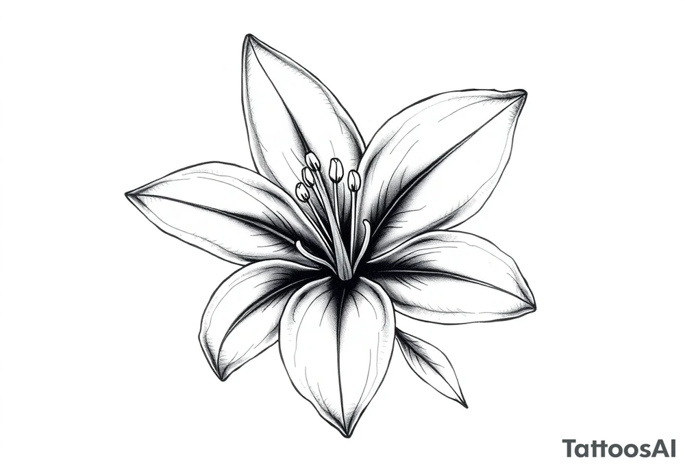 Calia Lily  flower tattoo idea