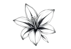 Calia Lily  flower tattoo idea