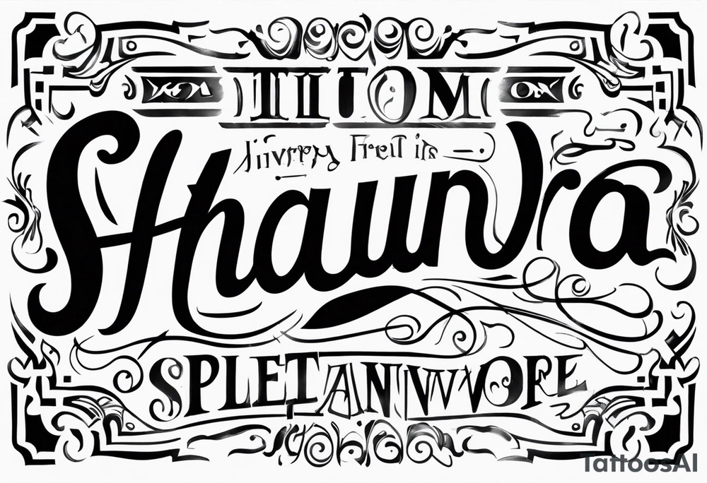 Shaundra tattoo idea