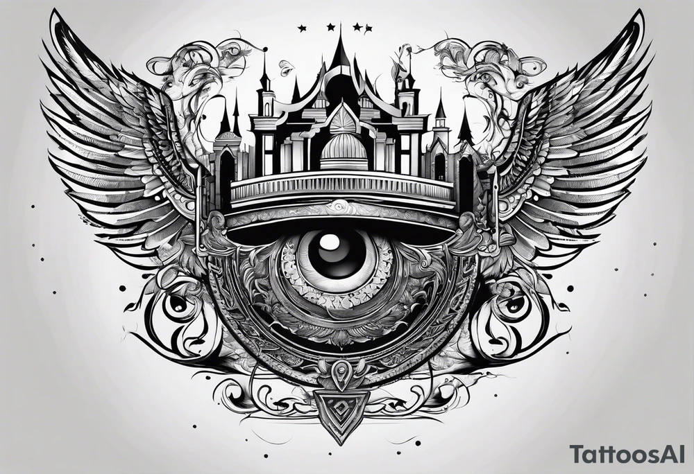 words say Hutting Est.2004 tattoo idea
