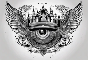 words say Hutting Est.2004 tattoo idea
